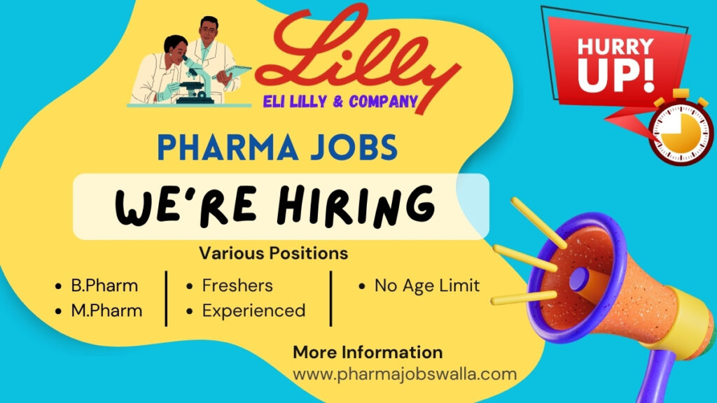 Job Opportunities at Eli Lilly India