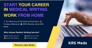 Read more about the article Top 5 Work from Home Medical Writer Jobs for Pharmacy & Life Science Graduates